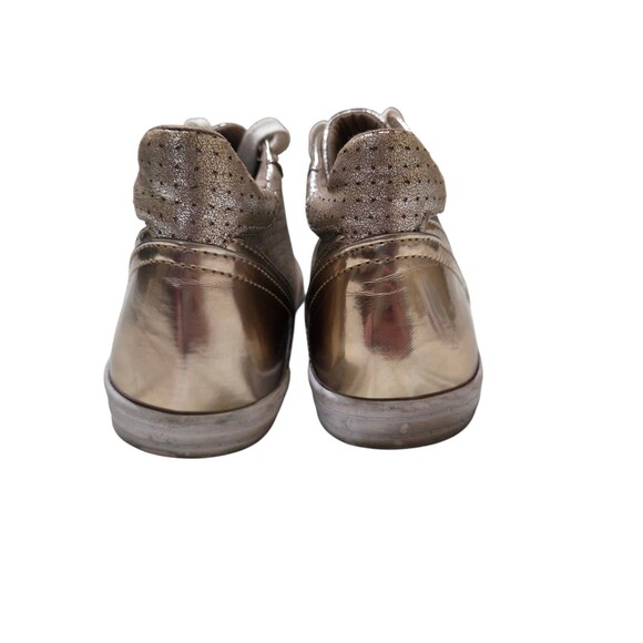 GUESS High Top Gerree Sneakers Shoes Gold Logo Lace Up Women's 7.5 S2 - Picture 10 of 11
